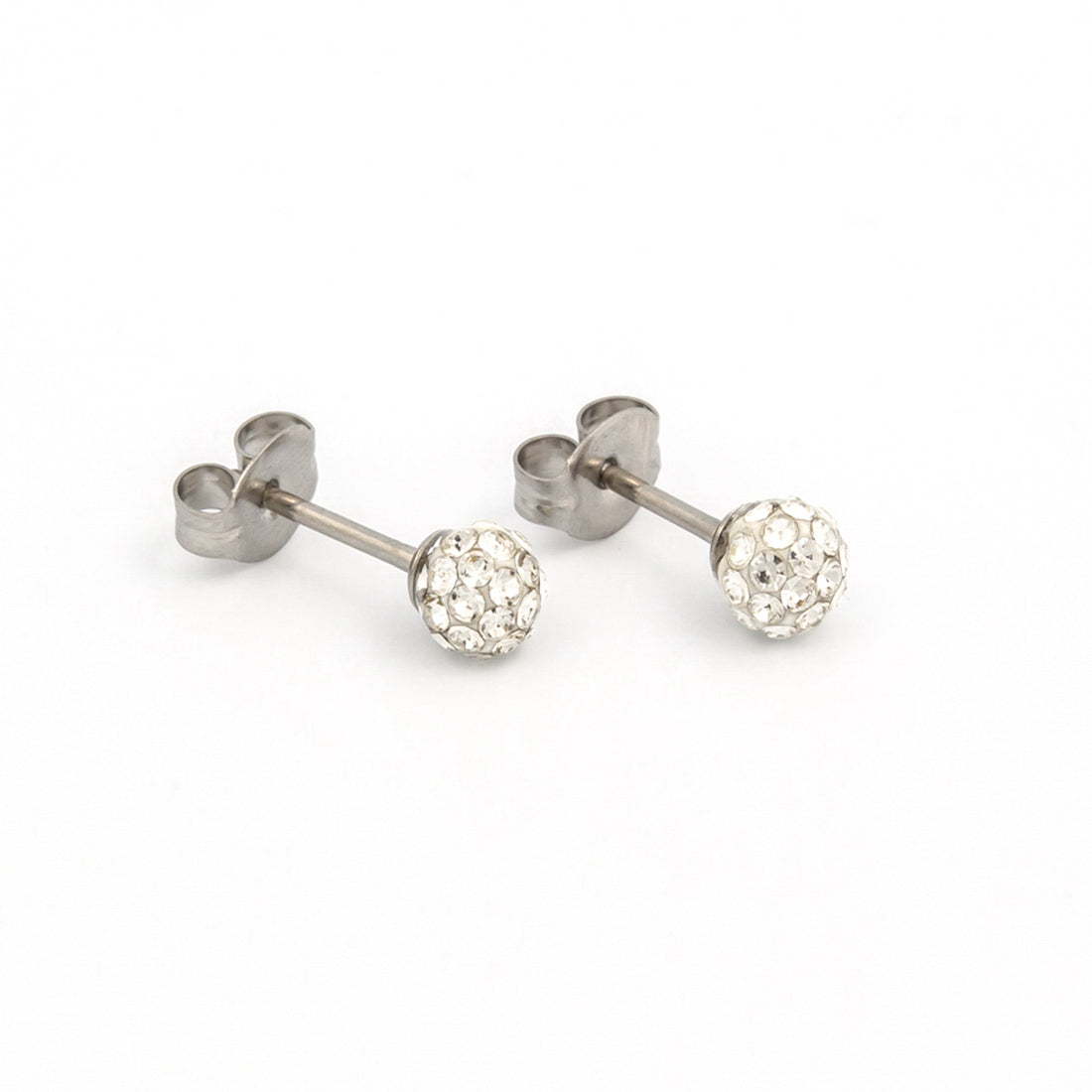 4.5MM Fireball AB Crystal Allergy Free Stainless Steel Ear Studs | Ideal for everyday wear