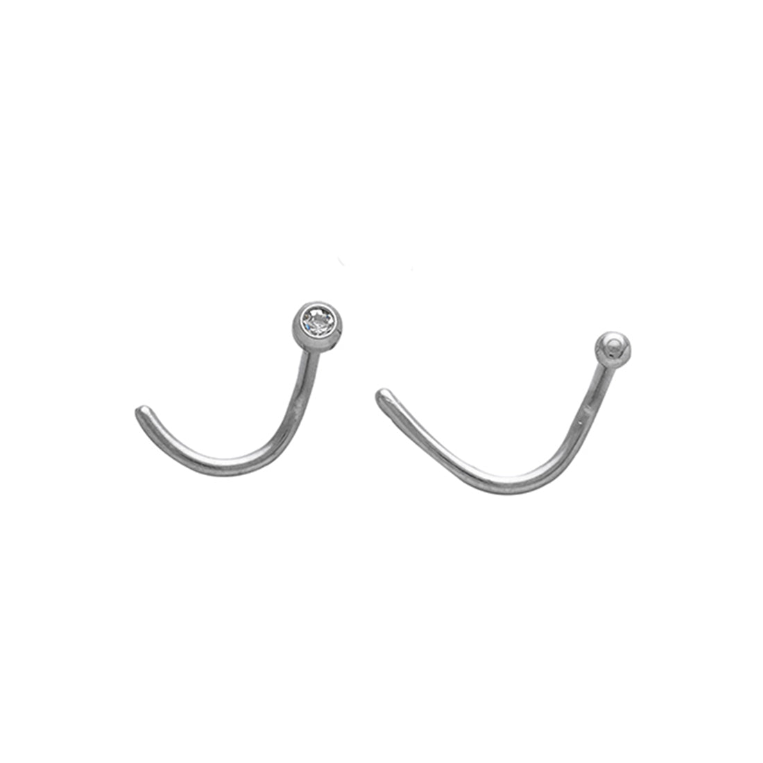 Body Jewellery Nose Screw 20G 1Mm Stainless Steel Nose Stud