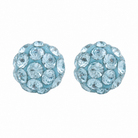 4.5MM Fireball Aquamarine Allergy Free Stainless Steel Ear Studs | Ideal for everyday wear