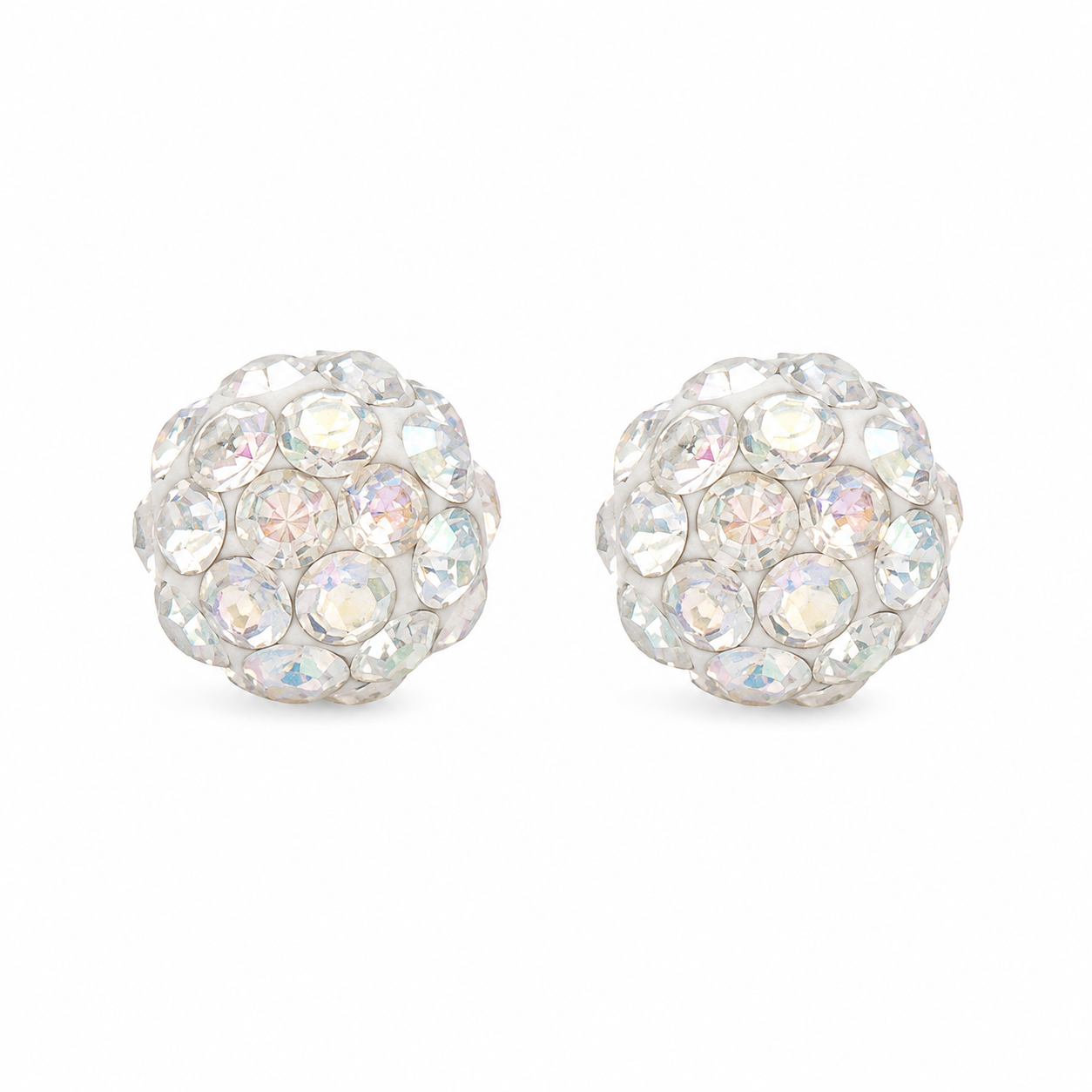4.5MM Fireball AB Crystal Allergy Free Stainless Steel Ear Studs | Ideal for everyday wear