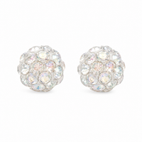 4.5MM Fireball AB Crystal Allergy Free Stainless Steel Ear Studs | Ideal for everyday wear