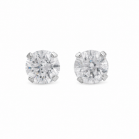 5MM Cubic Zirconia Allergy Free Stainless Steel Ear Studs | Ideal for everyday wear