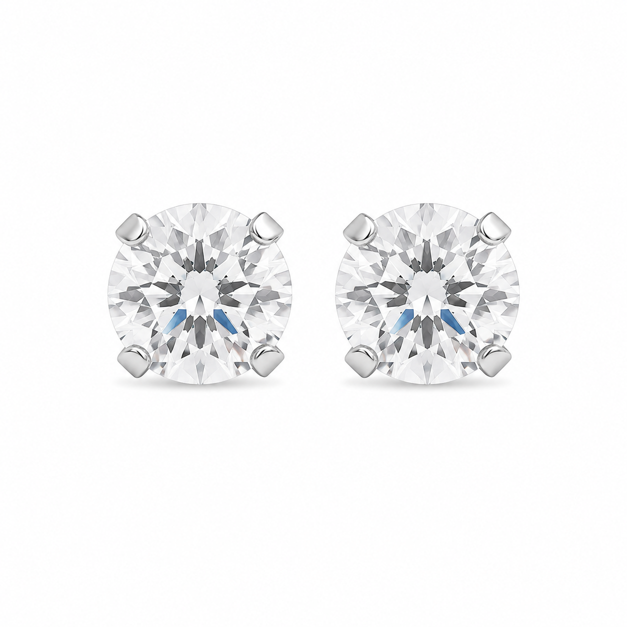 7MM Cubic Zirconia Allergy Free Stainless Steel Ear Studs | Ideal for everyday wear