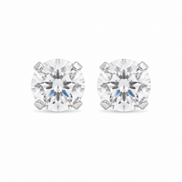 7MM Cubic Zirconia Allergy Free Stainless Steel Ear Studs | Ideal for everyday wear