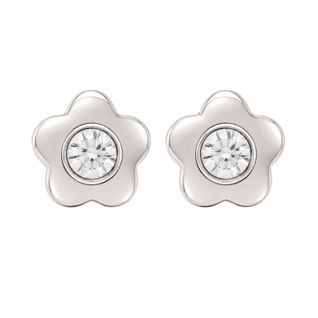 3MM Flower Studs Allergy free Stainless Steel Ear Studs | MADE IN USA | Ideal for everyday wear