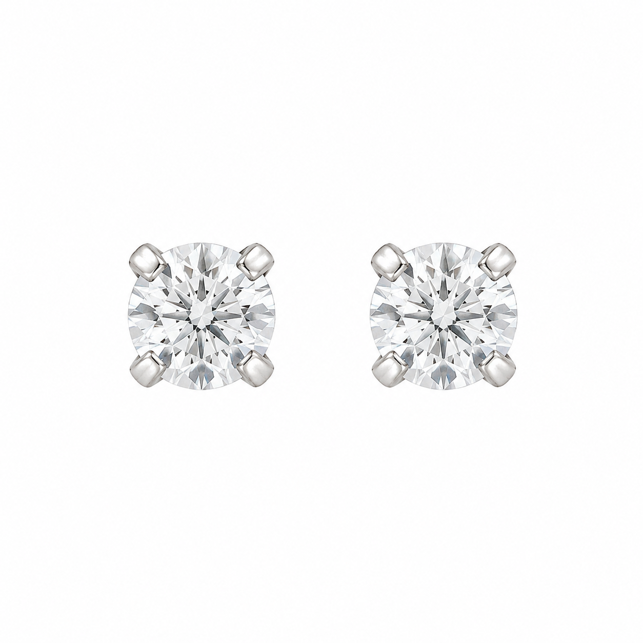 3MM Cubic Zirconia Allergy free Stainless Steel Ear Studs | MADE IN USA | Ideal for everyday wear