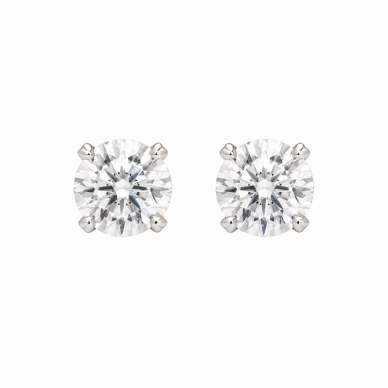 7MM Cubic Zirconia Allergy free Stainless Steel Ear Studs | MADE IN USA | Ideal for everyday wear