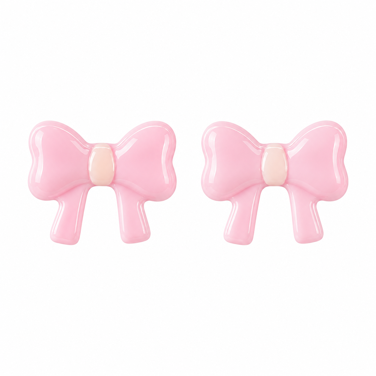 Pink Bow Allergy free Stainless Steel Ear Studs For Kids | Ideal for everyday wear