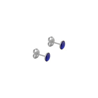 5MM Novelty Neon Blue Allergy free Stainless Steel Ear Studs | MADE IN USA | Ideal for everyday wear