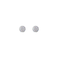 4.5MM Fireball Ð Ab Crystal Allergy free Stainless Steel Ear Studs | MADE IN USA | Ideal for everyday wear
