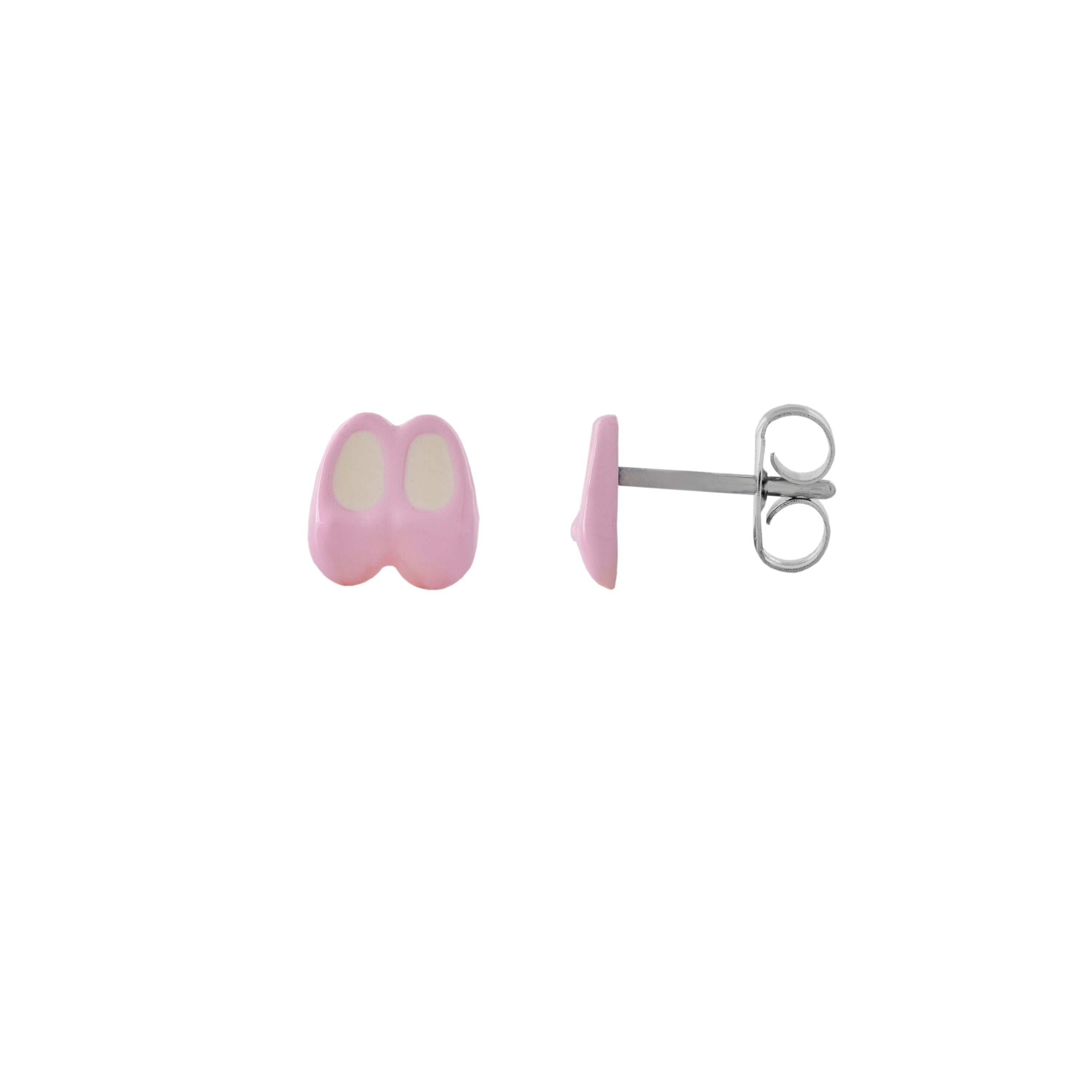 Pink Shoes shape Allery Free Stainless Steel Ear Studs For Kids | Ideal for everyday wear