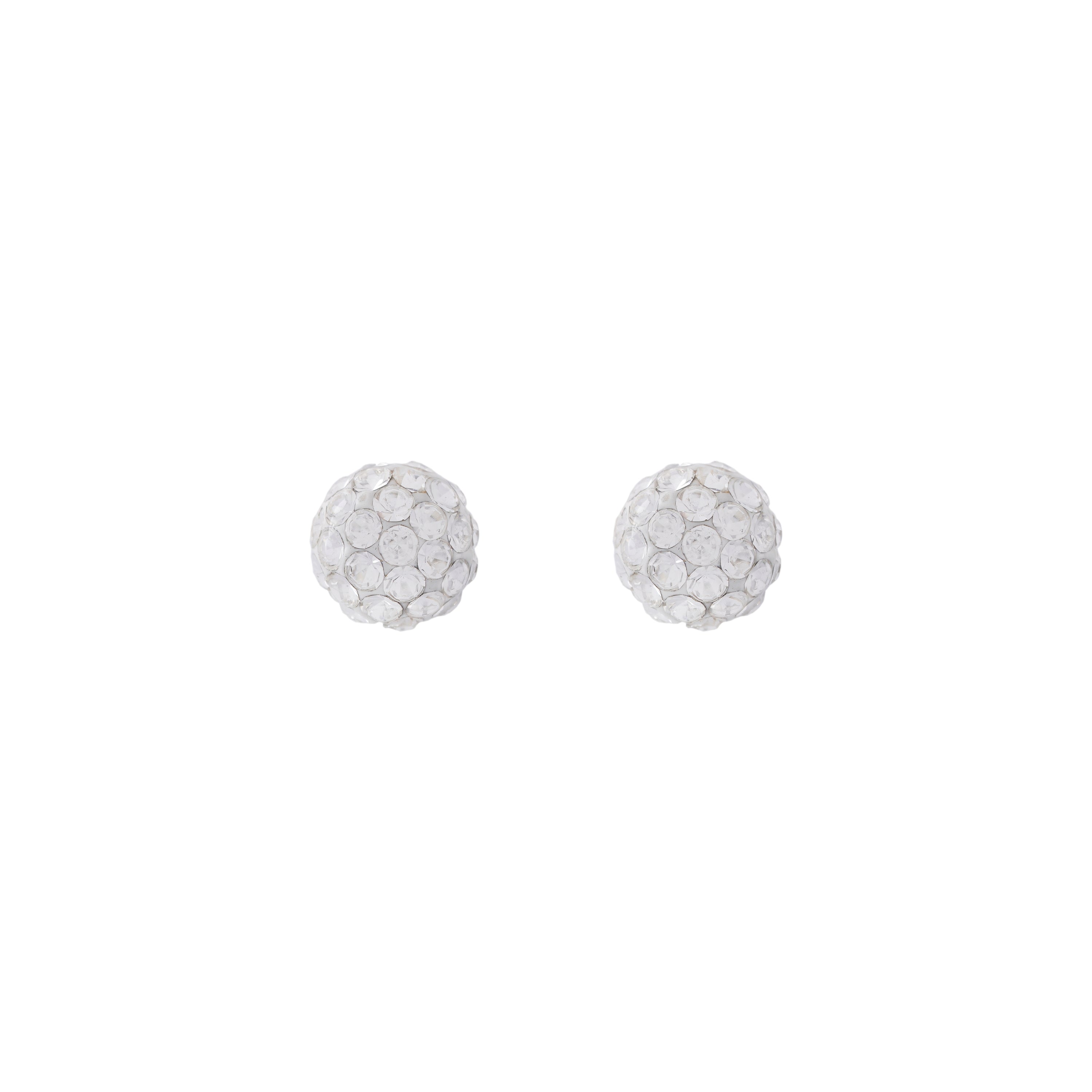 6MM Fireball Ð Crystal Allergy free Stainless Steel Ear Studs | MADE IN USA | Ideal for everyday wear