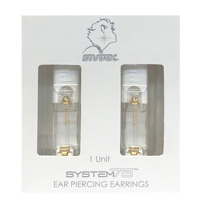 4MM Ball 24K Pure Gold Plated Piercing Ear Stud