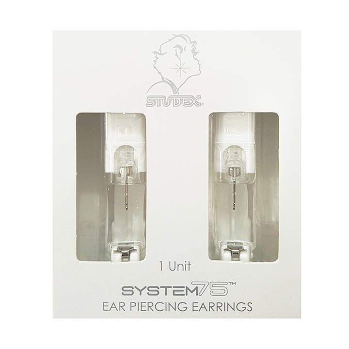 4MM Starlite April Crystal Allergy Free Stainless Steel Piercing Ear Stud