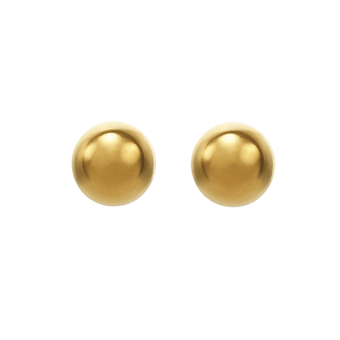 4MM Ball 18K Gold Piercing Ear Stud