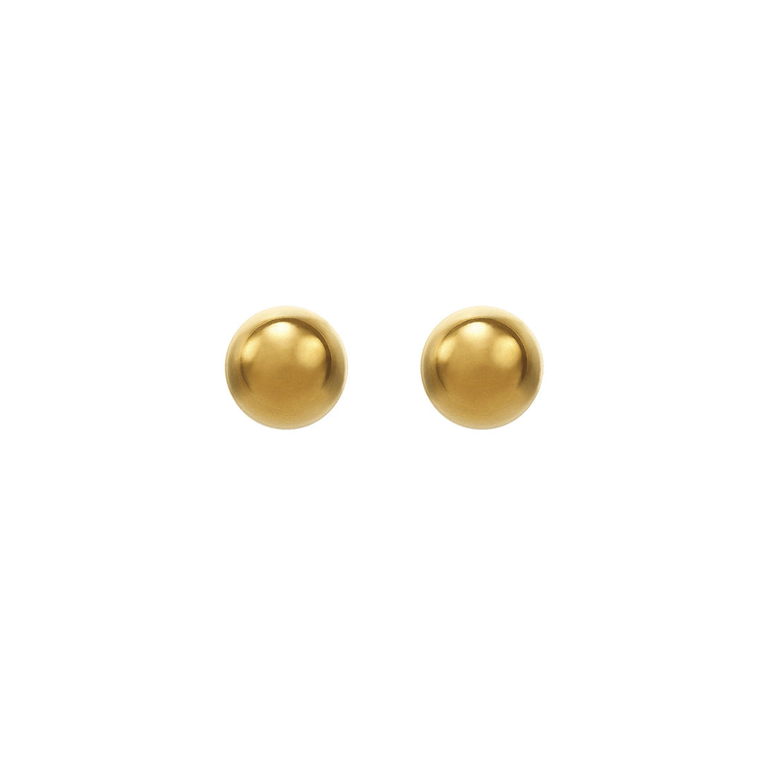 3MM Ball 24K Pure Gold Plated Piercing Ear Stud