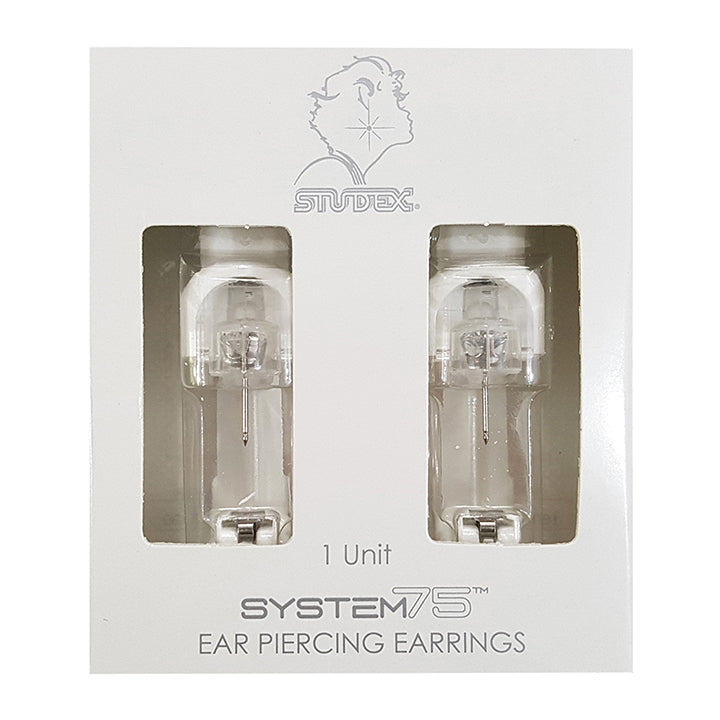 6MM Cubic Zirconia Allergy Free Stainless Steel (Single Studs) For Piercing Ear Stud