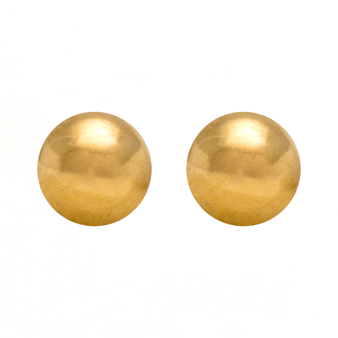 3MM Ball 24K Pure Gold Plated Piercing Ear Stud For Kids
