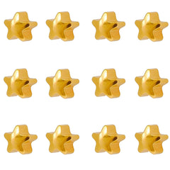 3MM Star 24K Pure Gold Plated Piercing Ear Stud (12 Pair)