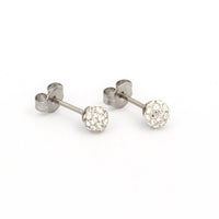 4.5MM Fireball AB Crystal Allergy Free Stainless Steel Ear Studs | Ideal for everyday wear