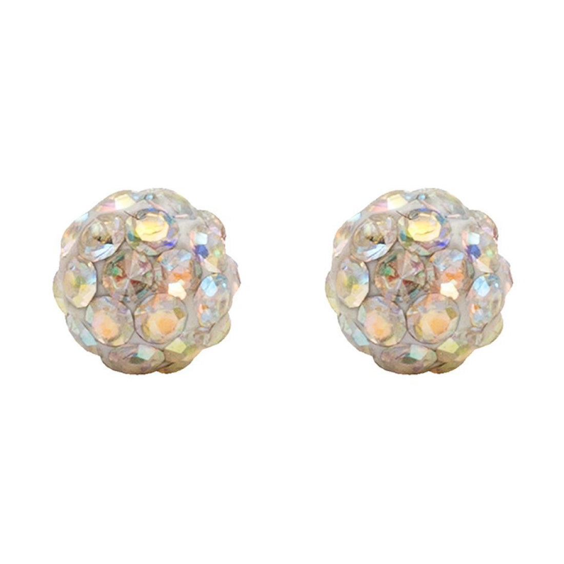 4.5MM Fireball AB Crystal Allergy Free Stainless Steel Ear Studs | Ideal for everyday wear