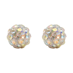 4.5MM Fireball AB Crystal Allergy Free Stainless Steel Ear Studs | Ideal for everyday wear