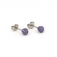 4.5MM Fireball Tanzanite Allergy Free Stainless Steel Ear Studs | Ideal for everyday wear