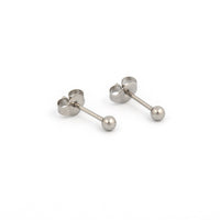 3MM Ball Allergy Free Stainless Steel Ear Studs | Ideal for everyday wear
