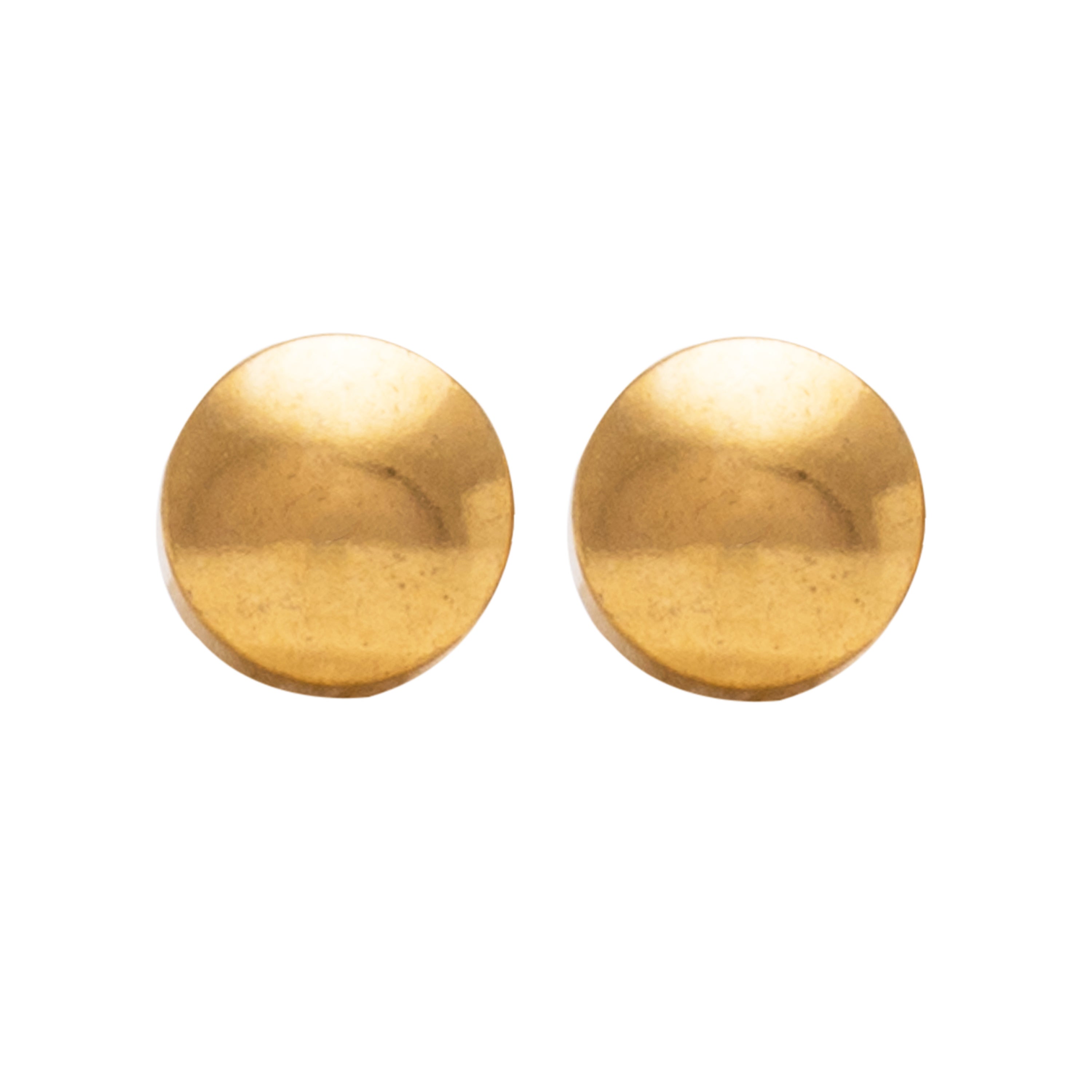 4MM Traditional Ball 24K Pure Gold Plated Ear Studs | MADE IN USA | Ideal for everyday wear
