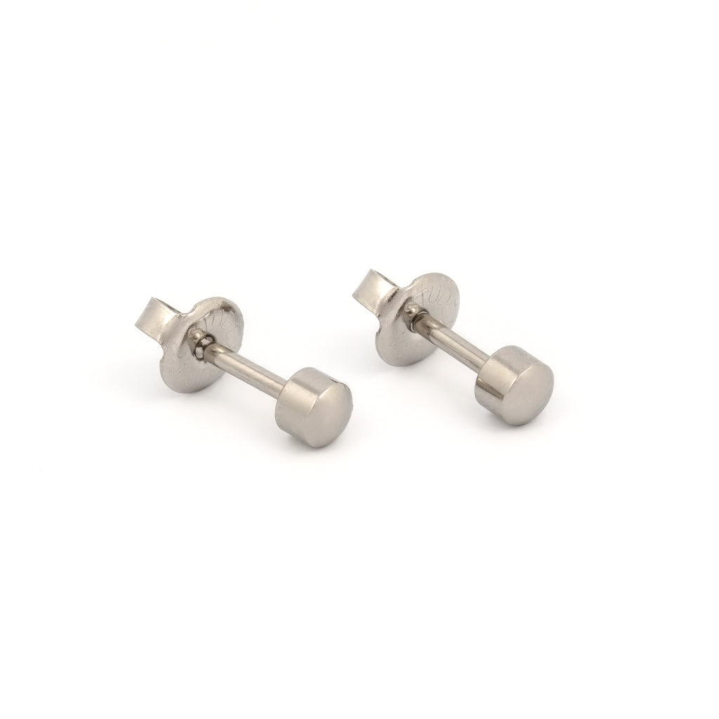 2MM Traditional Ball Allergy free Stainless Steel Ear Studs | MADE IN USA | Ideal for everyday wear